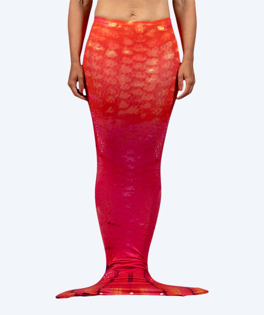 Watery havfruehale til kvinder - Orange Twist (ekskl. monofinne)