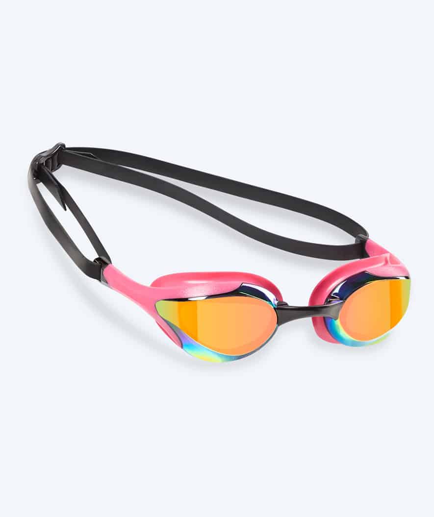 Watery Elite svømmebrille - Murphy Mirror - Pink/guld
