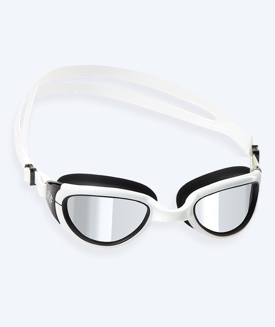 Watery motions svømmebriller - Wade Mirror - Sort/sølv