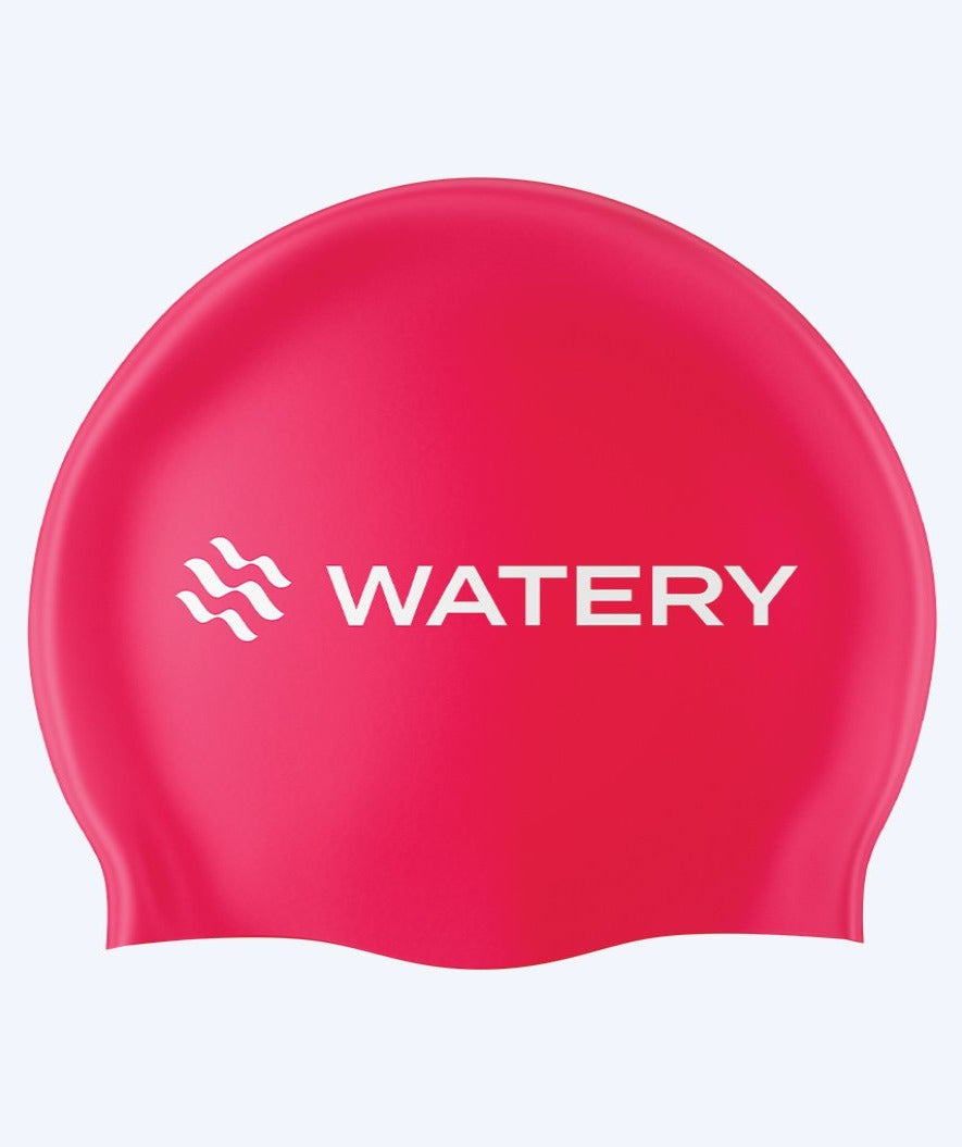 Watery badehætte - Signature - Pink