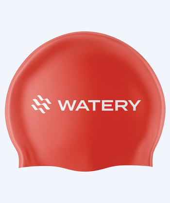 Watery badehætte - Signature - Rød