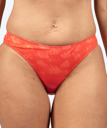 Watery havfrue bikini underdel til kvinder - Orange Twist