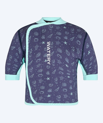 Watery neopren trøje - Baia Top - Atlantic Turquoise