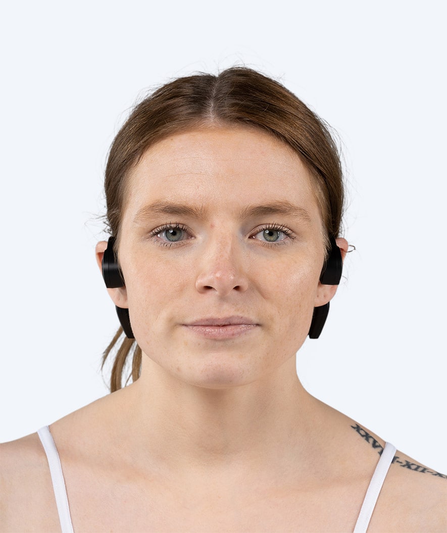 Watery vandtætte høretelefoner - Bone MP3 - Sort