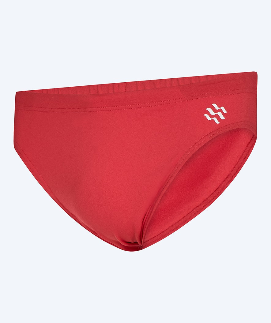Watery trekantede badebukser til mænd - Budgie Eco - Rød