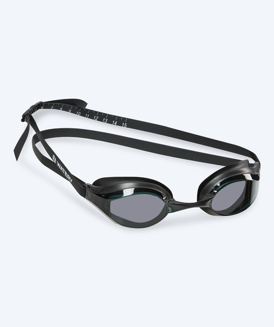 Watery Elite svømmebriller - Poseidon - Sort/smoke