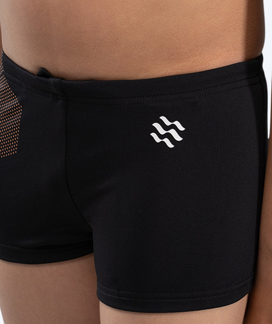 Watery badebukser til drenge - Flaming Vegas Eco - Orange Corner