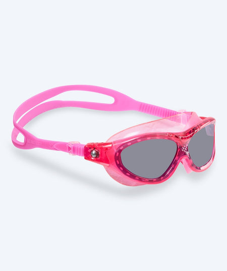 Watery svømmebriller til børn - Mantis 2.0 - Pink (Smoke linse)