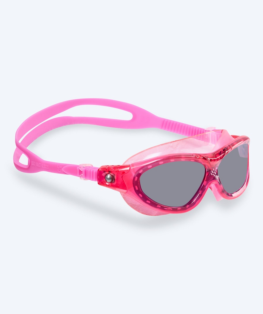 Watery svømmebriller til børn - Mantis 2.0 - Pink/Tonet linse