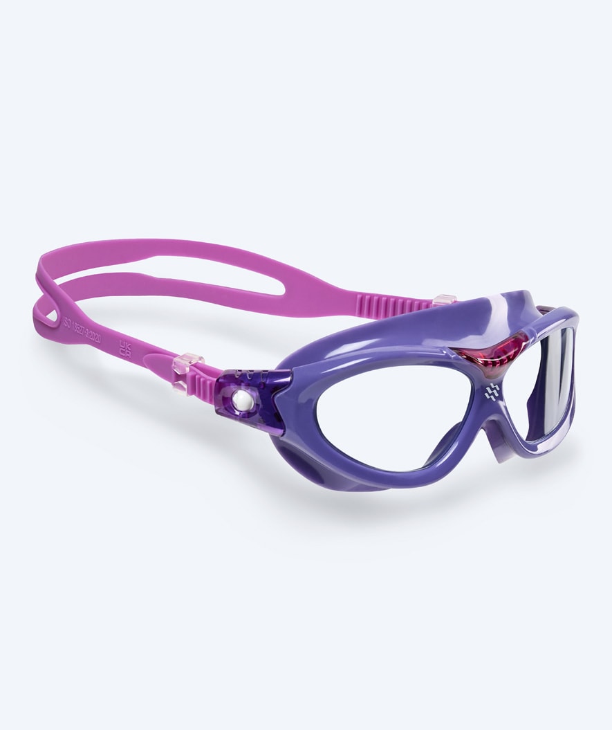 Watery svømmebriller til børn - Mantis 2.0 - Lilla/klar