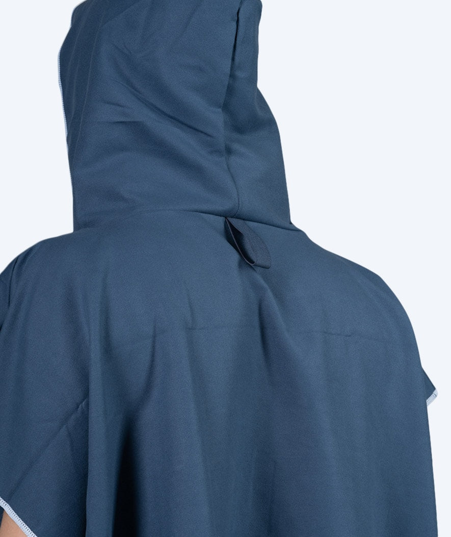 Watery badeponcho til voksne - Microfiber - Mørkeblå