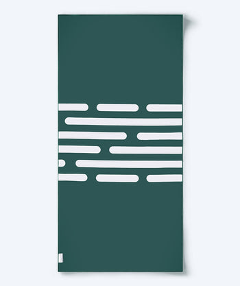Watery microfiber håndklæde (160 x 80 cm) - Eco Nebraska - Dust Grøn