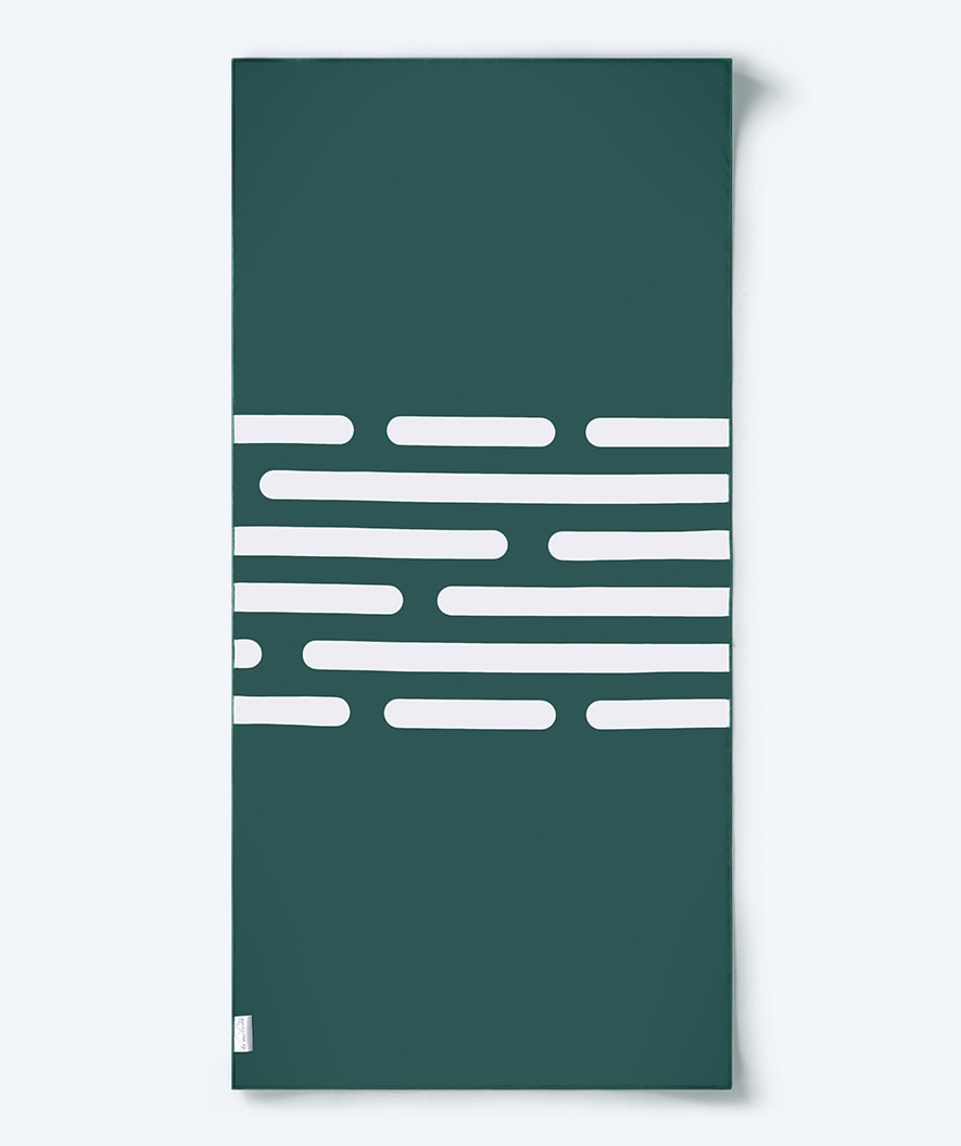 Watery microfiber håndklæde (160 x 80 cm) - Eco Nebraska - Dust Grøn