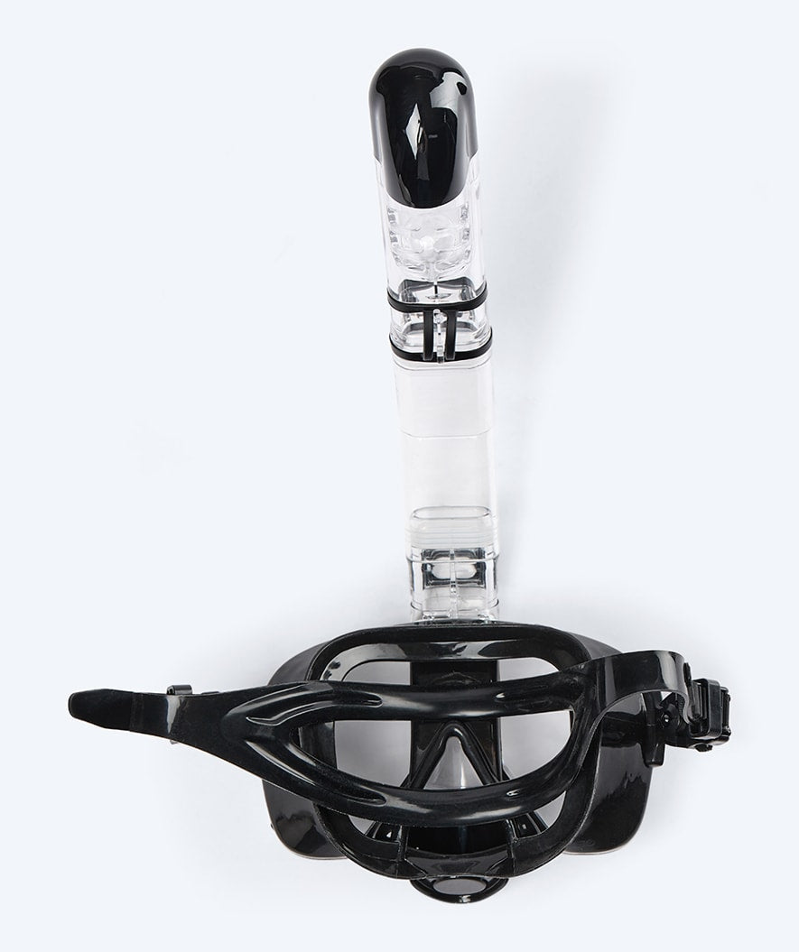 Watery Full-face snorkelmaske til børn - Pearl - Sort