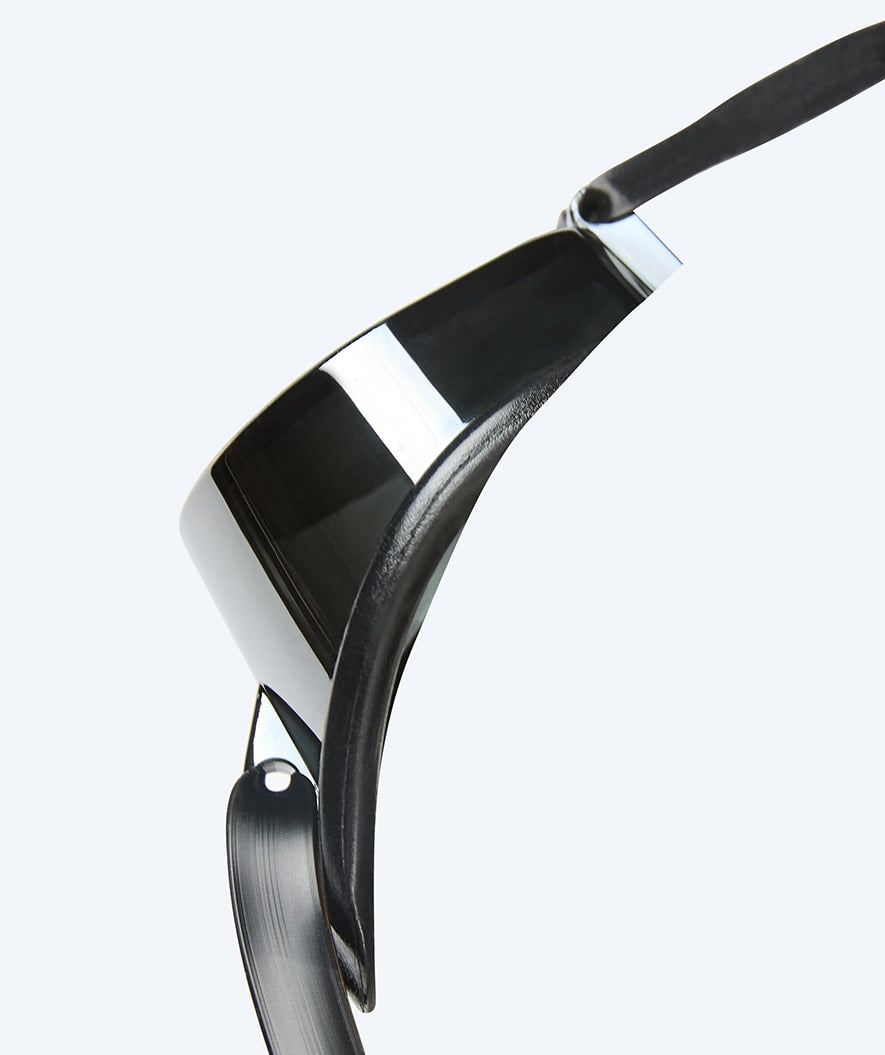 Watery svømmebriller - Proflex Swedish Mirror - sort/sølv