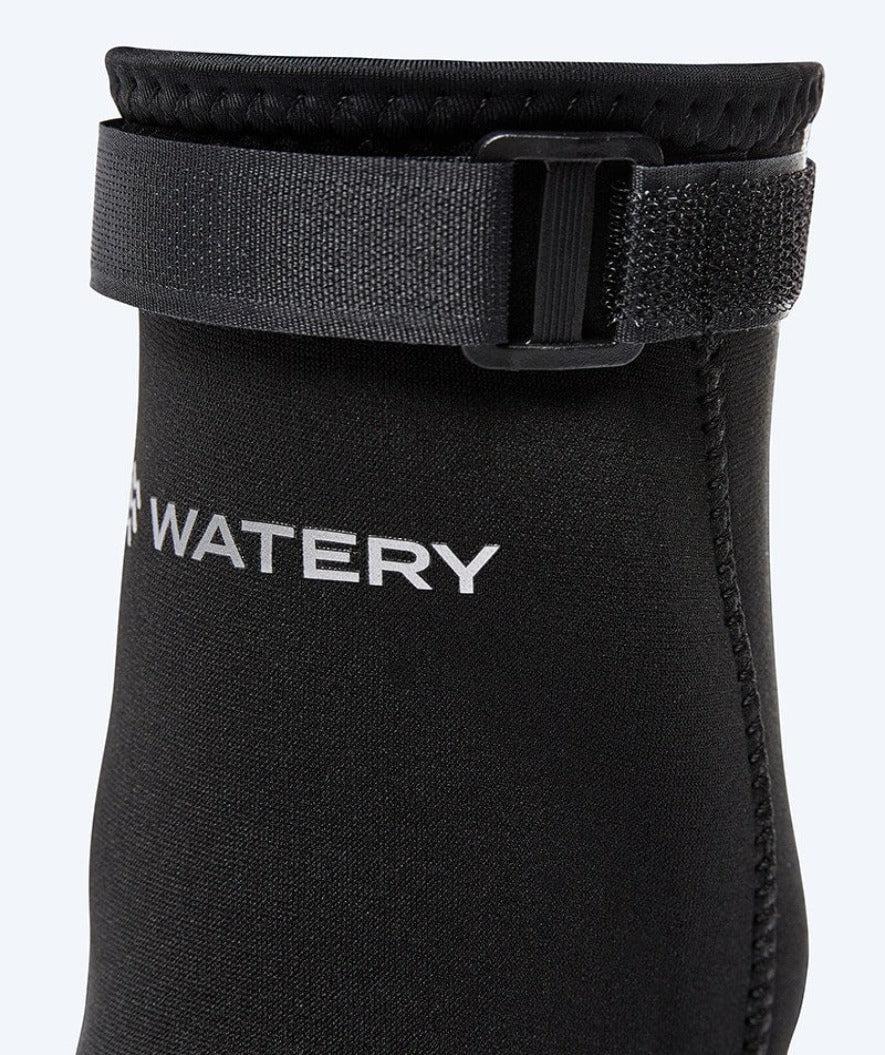 Watery neopren sokker til åbent vand  - Reptile (3 mm) - Sort