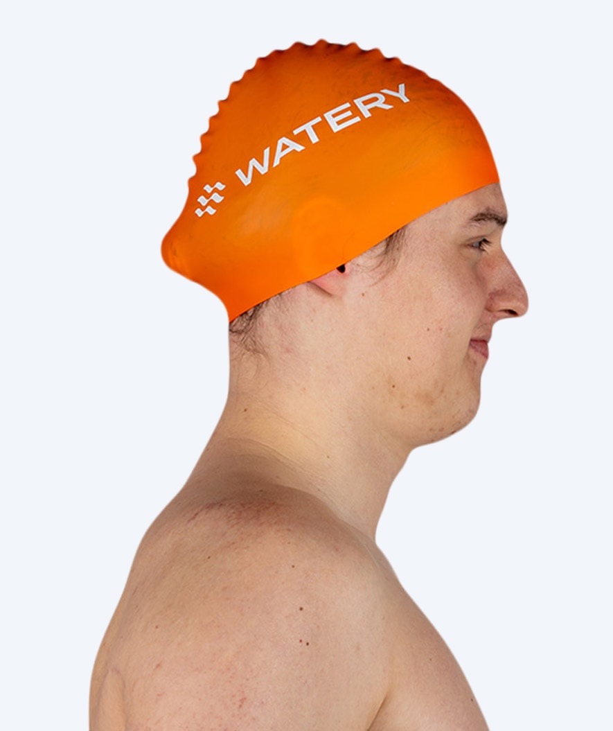 Watery badehætte - Signature - Orange