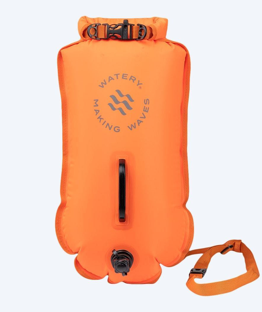 Watery havtaske - Swim Buoy & Dry Bag 28L - Orange