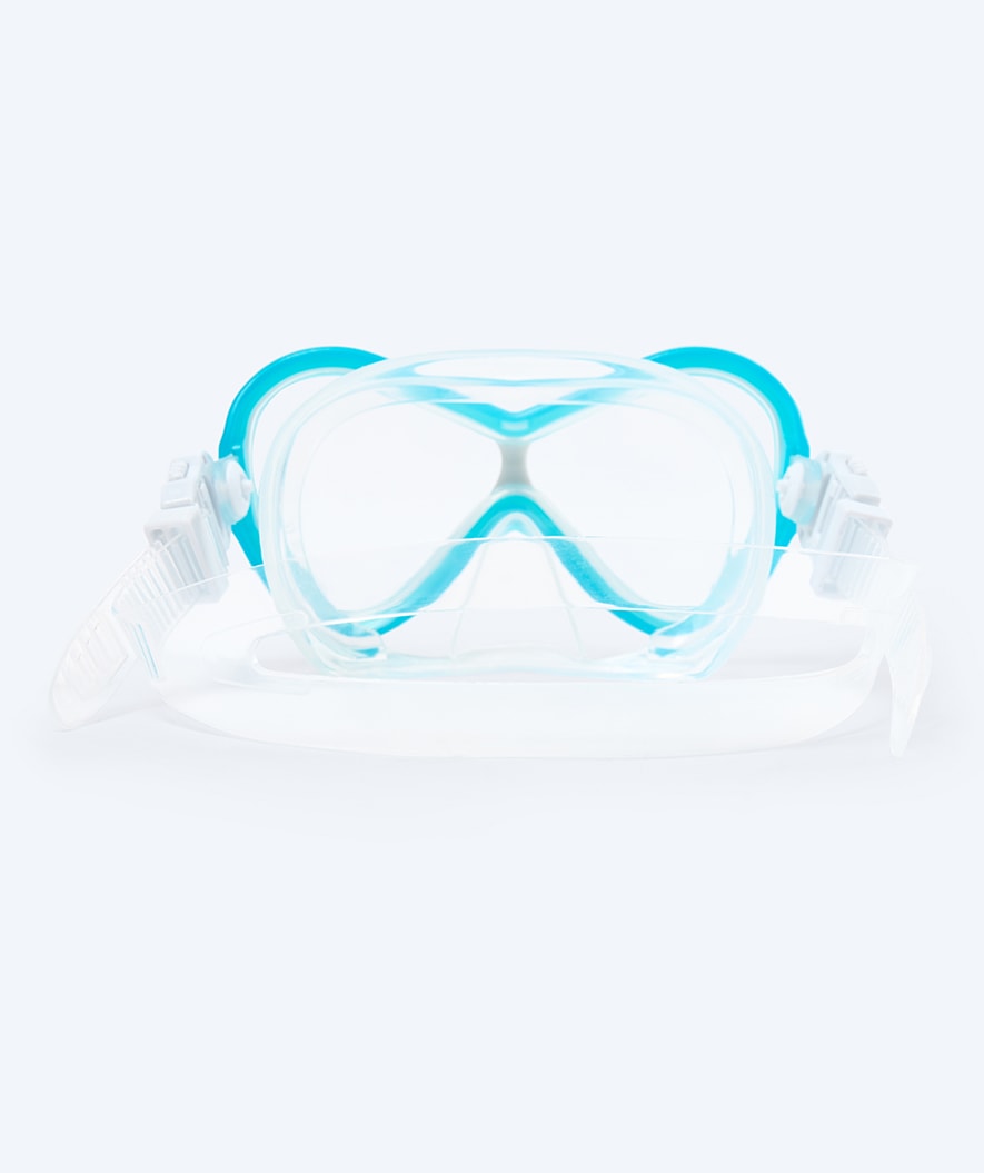 Watery Combo snorkelsæt til børn - Triton Full-dry - Lyseblå