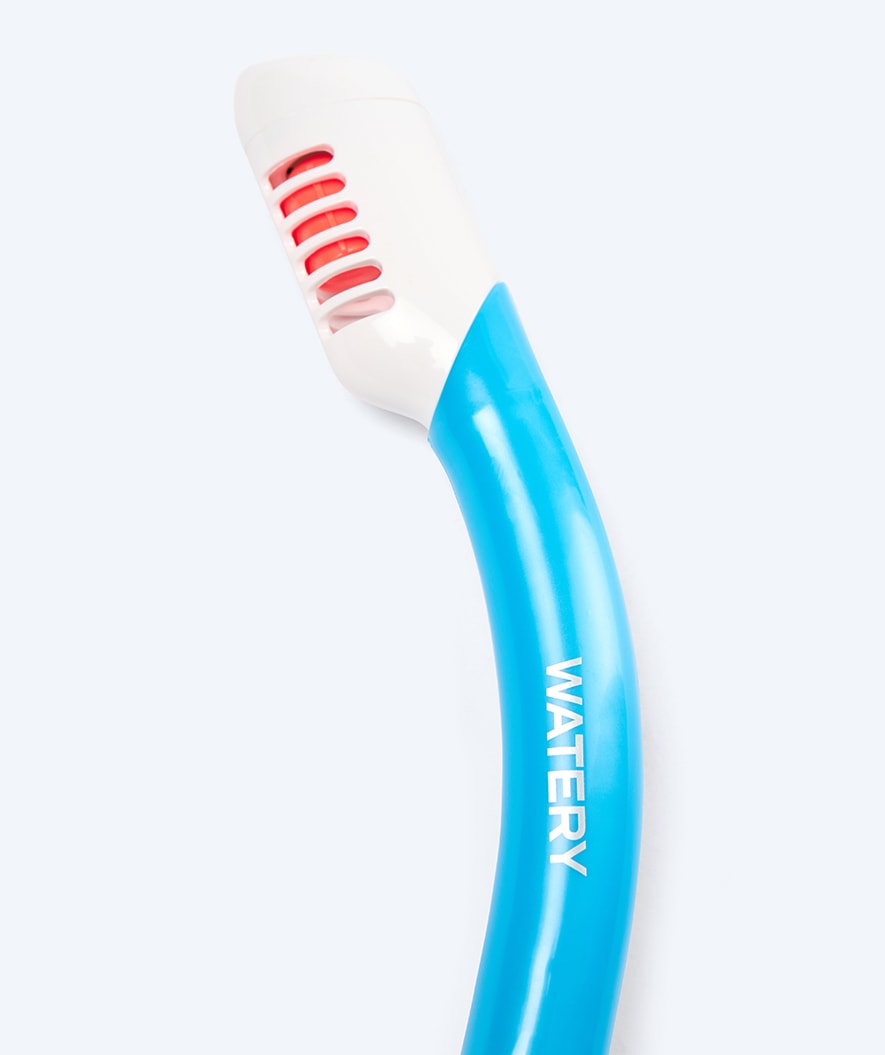 Watery Combo snorkelsæt til børn - Triton Full-dry - Lyseblå