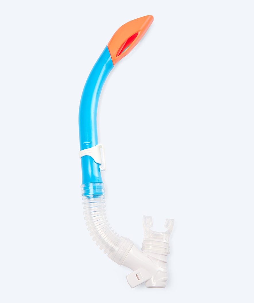Watery semi-dry snorkel til børn - Triton - Blå