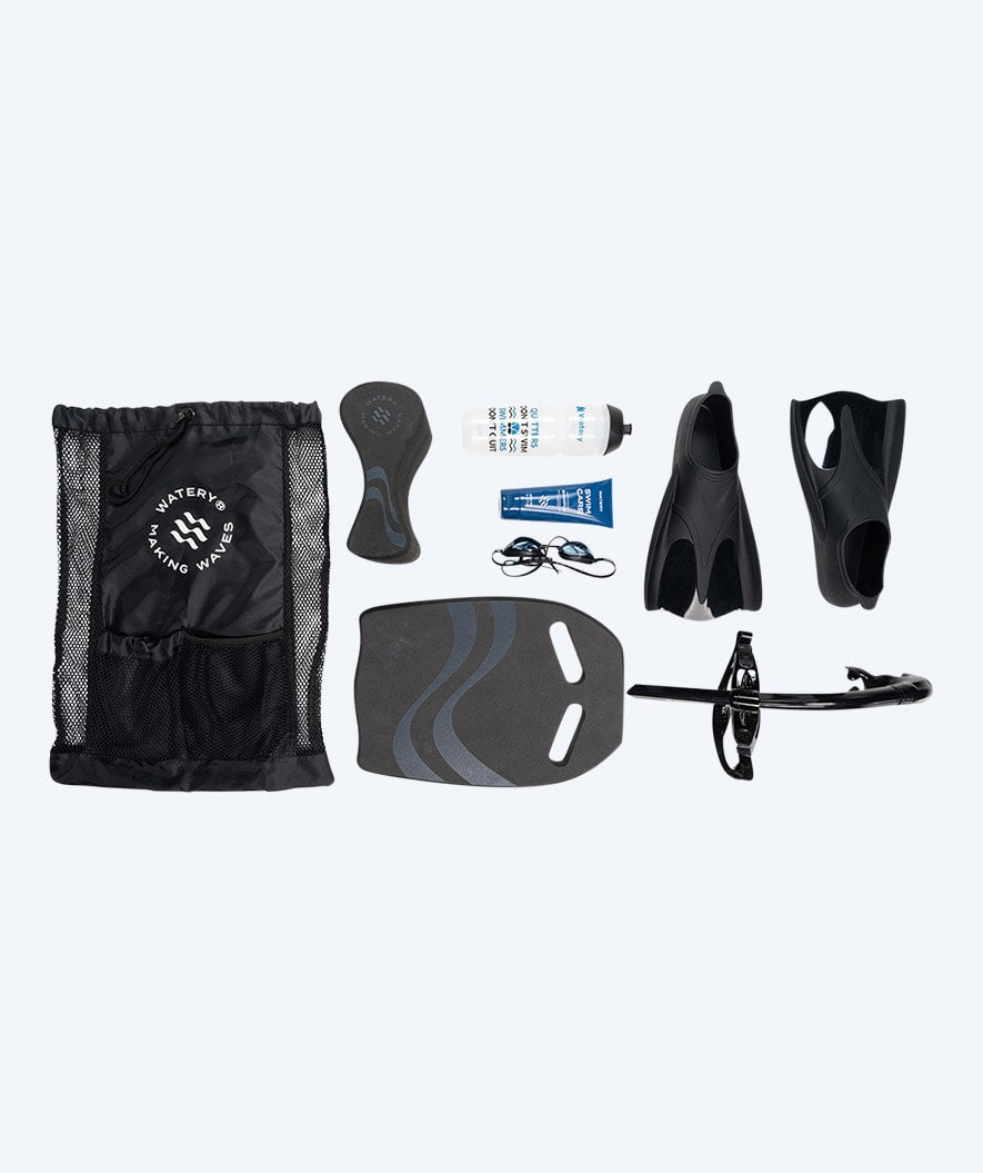 Watery svømmenet - Ultra Light 40L - Sort