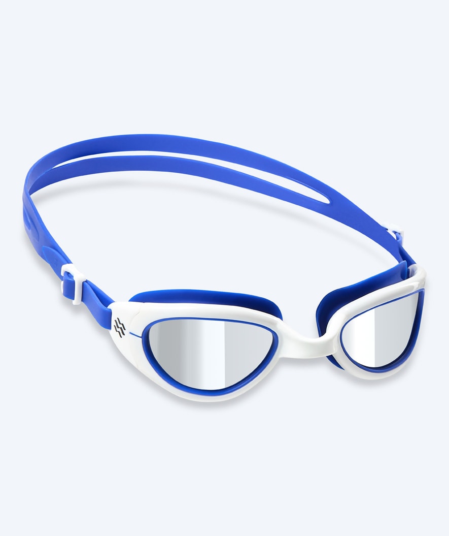 Watery motions svømmebriller - Wade Mirror - Blå/sølv