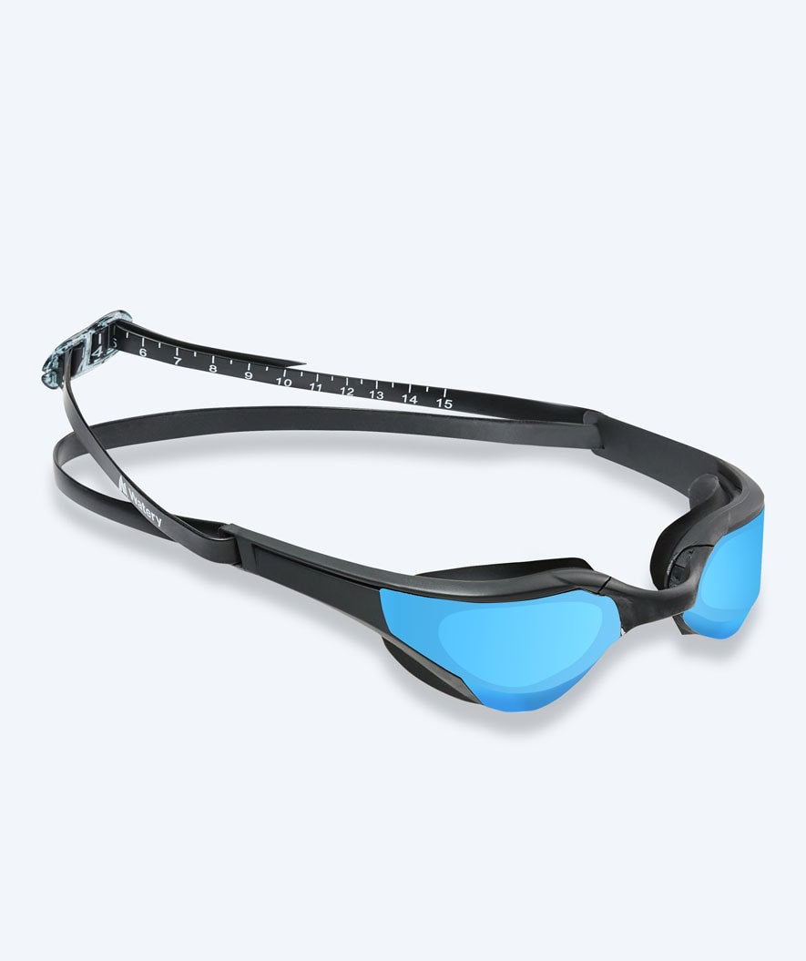 Watery svømmebriller - Instinct Elite Mirror - Sort/Blå