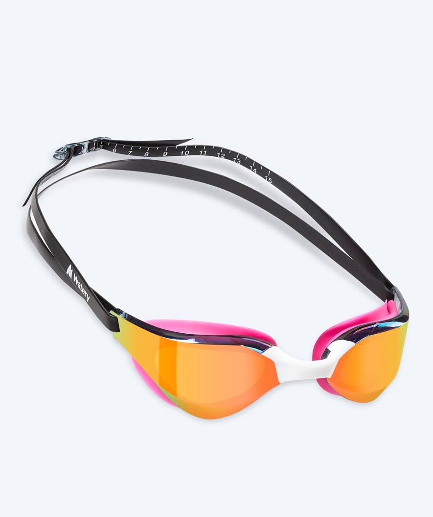 Watery svømmebriller - Instinct Mirror - Pink/guld