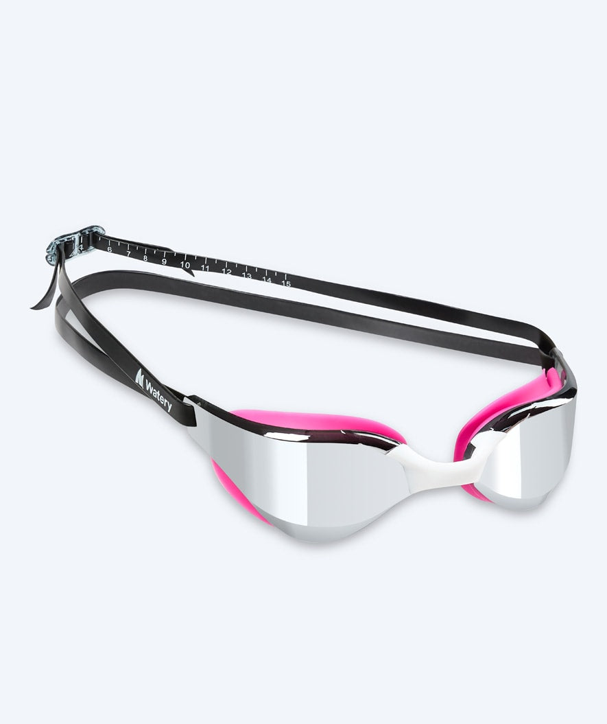 Watery svømmebriller - Instinct Mirror - Pink/sølv
