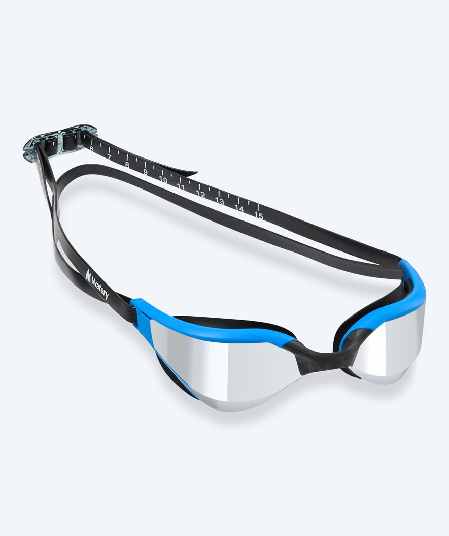 Watery svømmebriller - Instinct Ultra Mirror - Blå/sølv