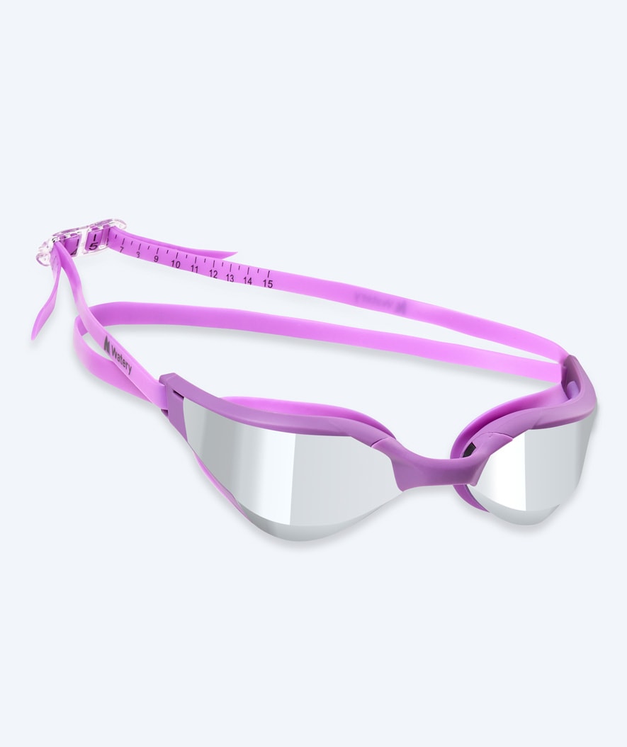Watery svømmebriller - Instinct Ultra Mirror - Lilla/sølv