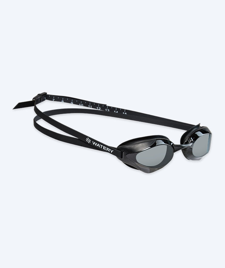 Watery Elite svømmebriller - Poseidon Ultra - Sort/smoke