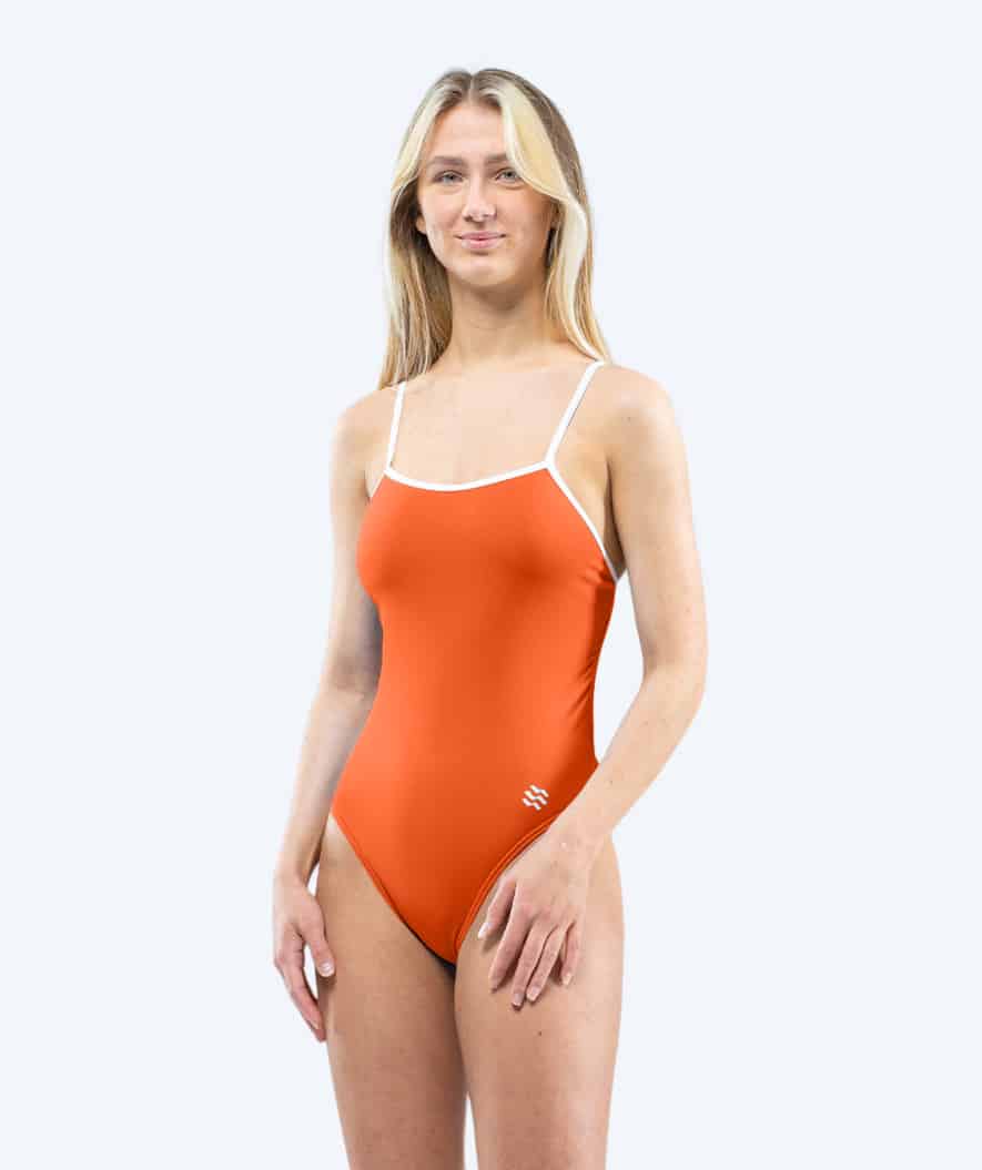 Watery badedragt til damer - Swim Rider Solid - Orange