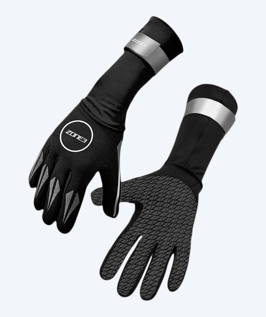 ZONE3 neopren handsker - Neopren (2mm) - Sort/sølv
